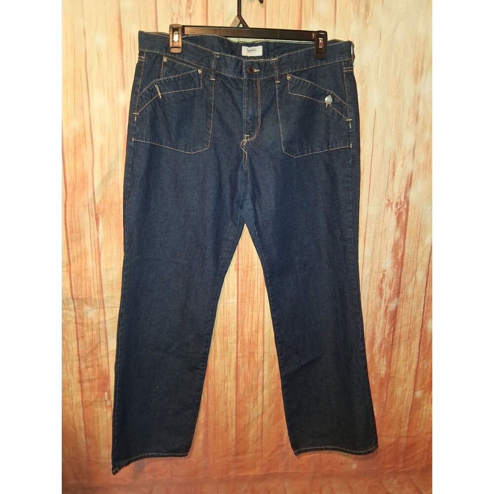 Old Navy Dark Denim Straight Leg Jeans Sz 16